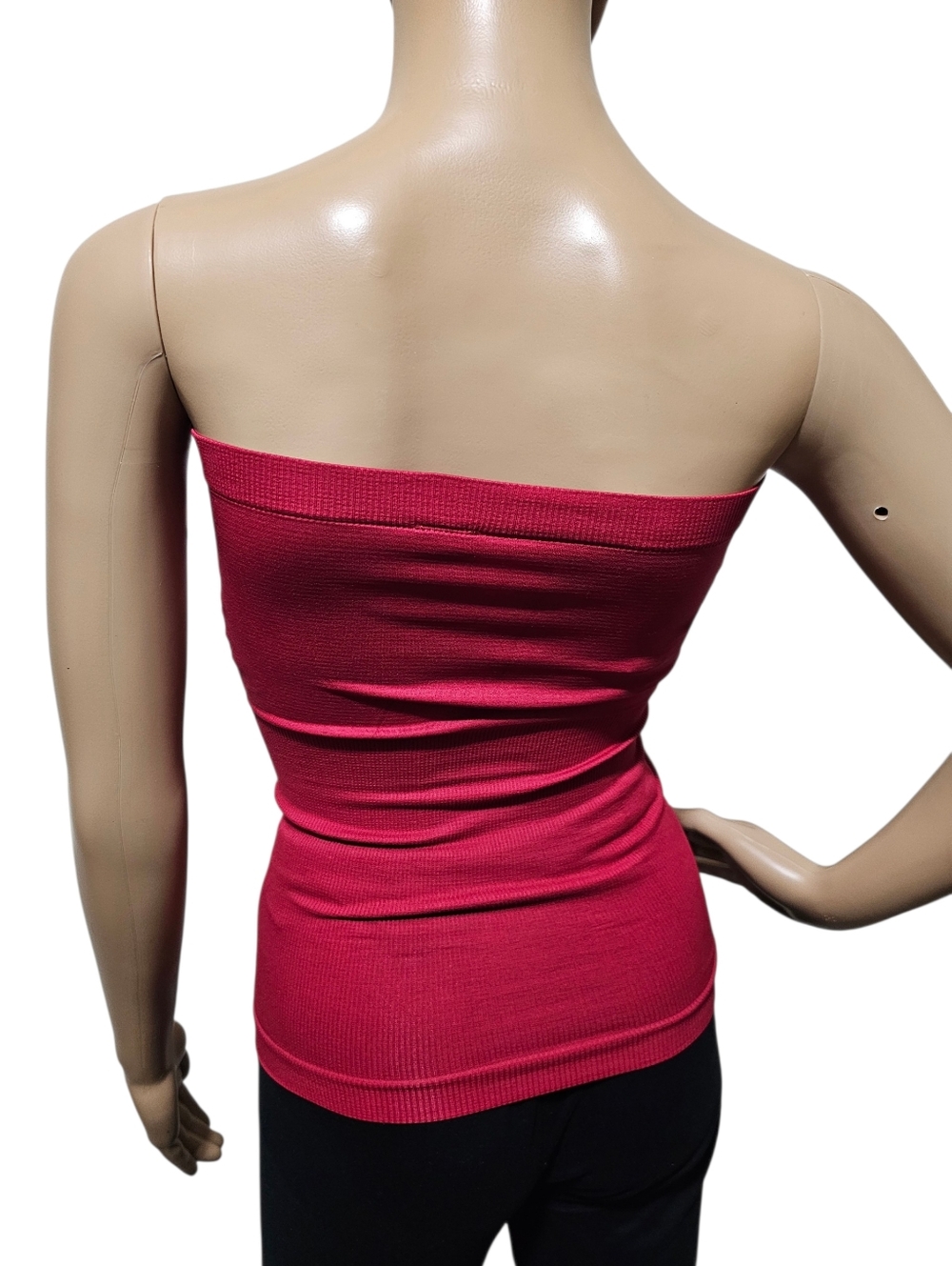 Solid Red Tube Top - Picture 2 of 2